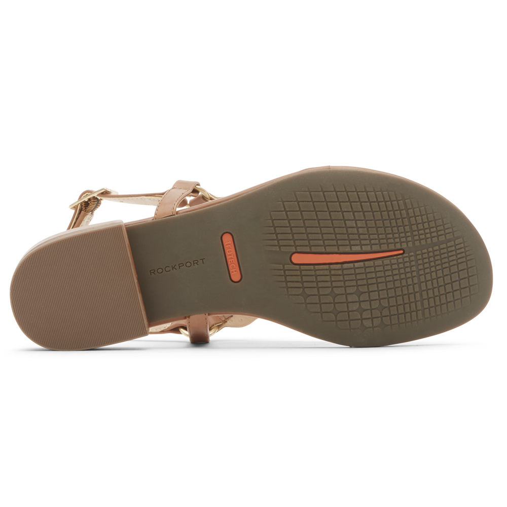 Rockport Thongs Dam Beige - Total Motion Zosia Perforated - SGHMY4532